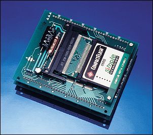 Compact Flash with converter and PCMCIA adapter