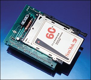 Flash-ATA card and PCMCIA adapter